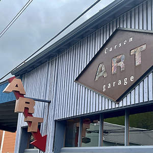 carson_art_garage25 Carson Art Gallery is a 100 year old garage with a community of artists in Carson, Washington