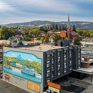 The Rayland Hotel in The Dalles, Oregon is a premier boutique hotel