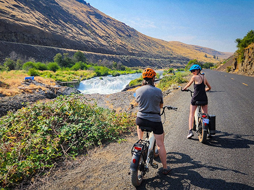 Deschutes River bike ride