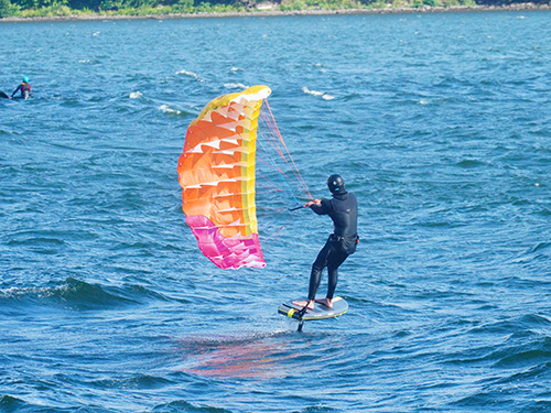 Parawinging in the Gorge
